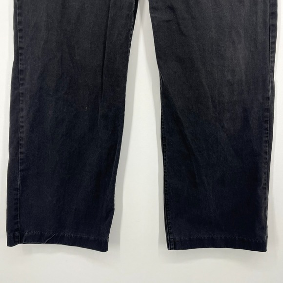 Levi's Baggy Trousers Men's Size 32 Black 100% Cotton Relaxed Fit Zip Fly Solid - Picture 3 of 10